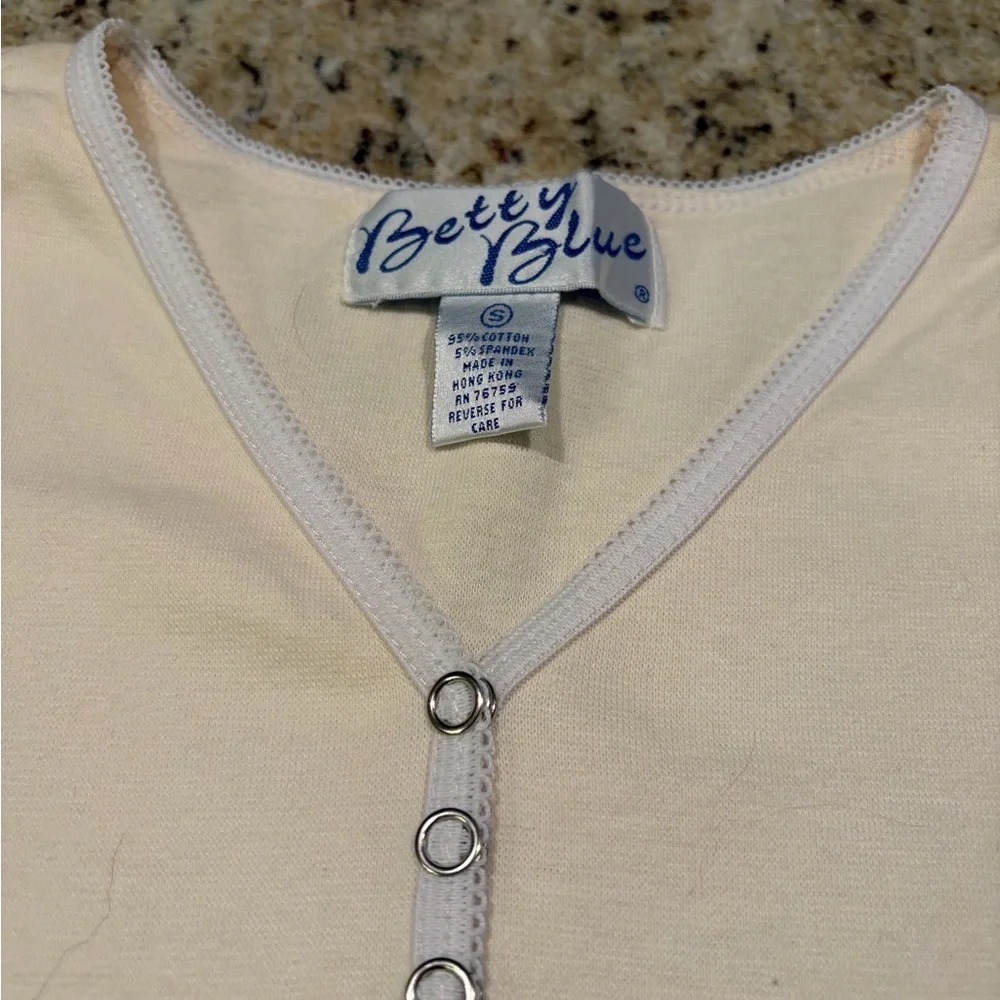 Vintage 90s Y2K Betty Blue Tank - Picture 2 of 8